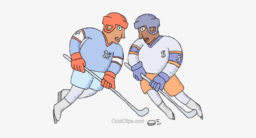 Nhl Clipart Hockey Player - Hockey Players Fighting Clip Art, transparent png download
