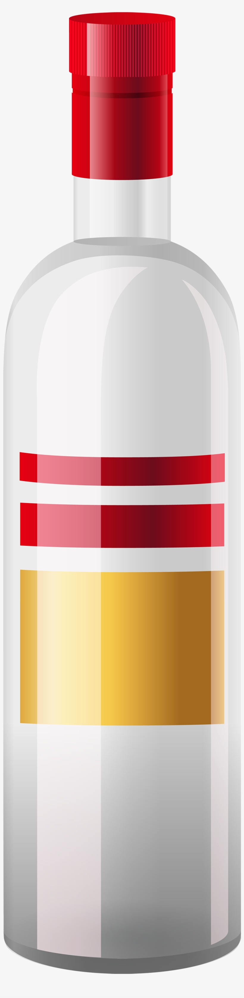 Bottle Vodka Png Clipart - Vodka Bottle Clipart Png, transparent png download