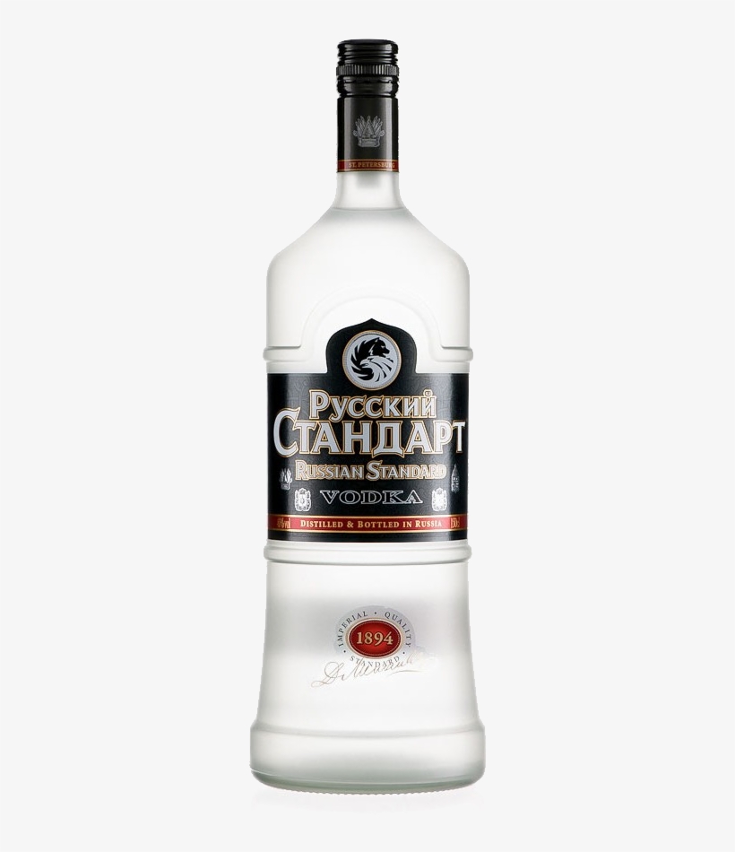 Download - Russian Standard Platinum Plain Vodka Transparent PNG ...