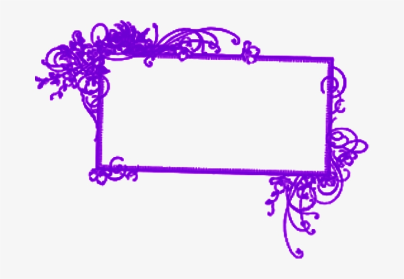 Jpg Royalty Free Library Download Clip Art Frame Purple - Sidewalk Chalk, transparent png download