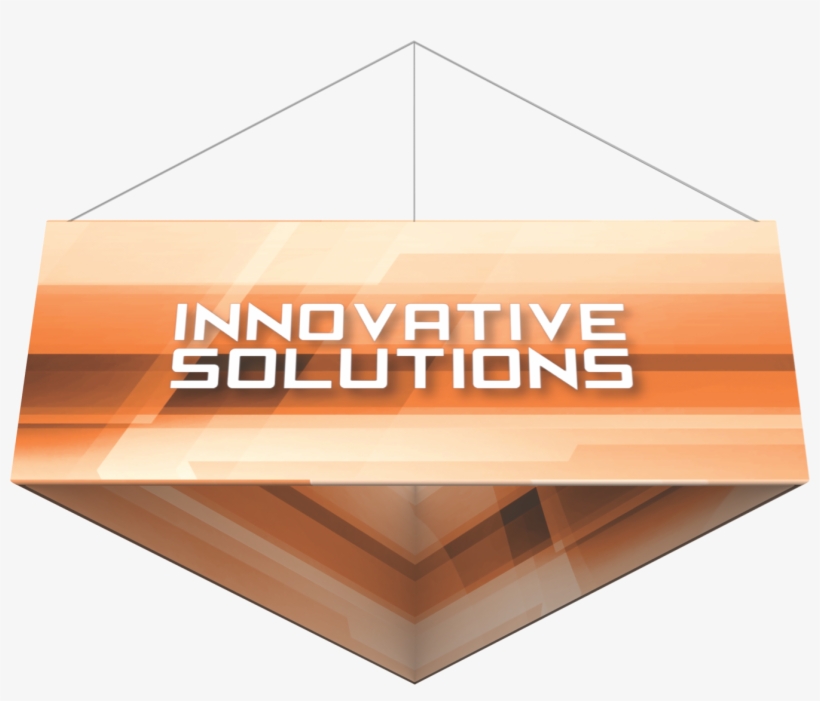 Tensionlite Triangle Hanging Sign - 10ft X 2ft Formulate Essential Triangle Hanging Display, transparent png download