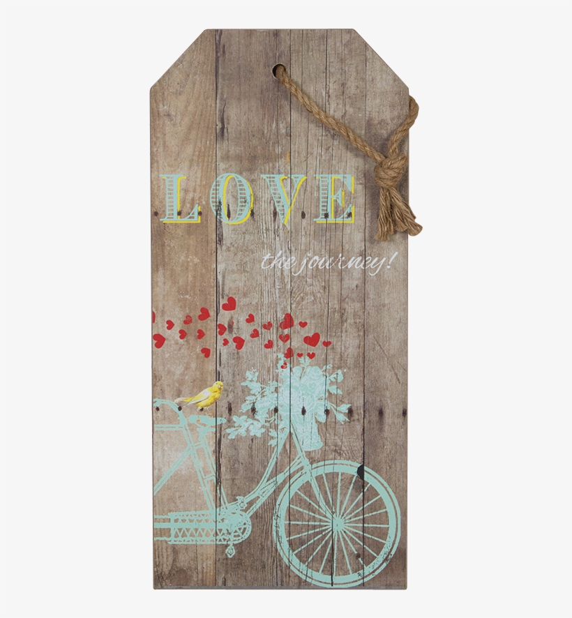 "love The Journey" Hanging Wall Sign - Wood Love The Journey Sign, transparent png download