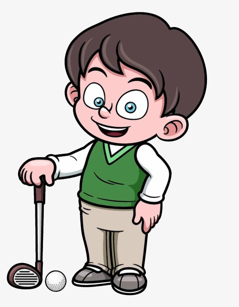 875 X 1000 4 - Golfer Cartoon, transparent png download