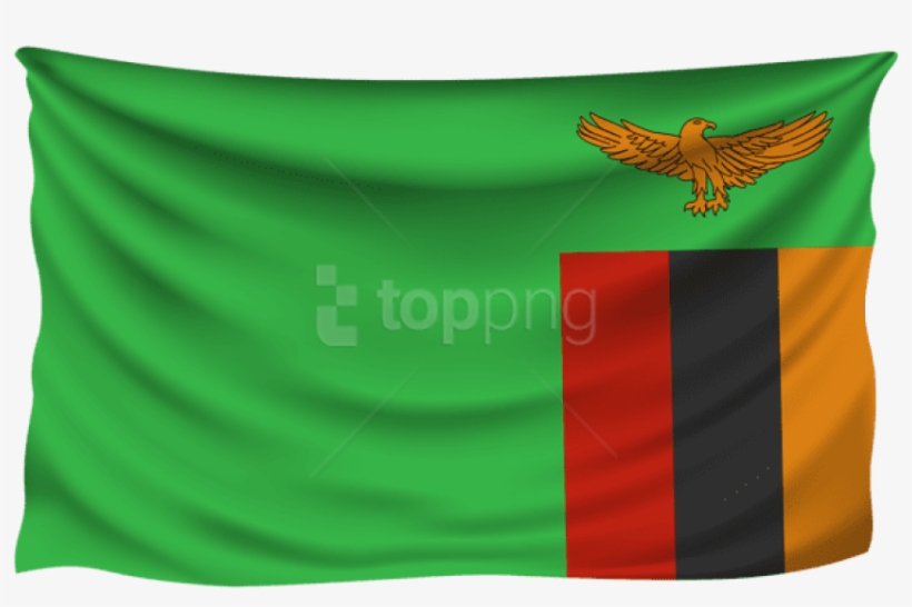 Free Png Download Zambia Wrinkled Flag Clipart Png - Zambia Circle Flag Png, transparent png download