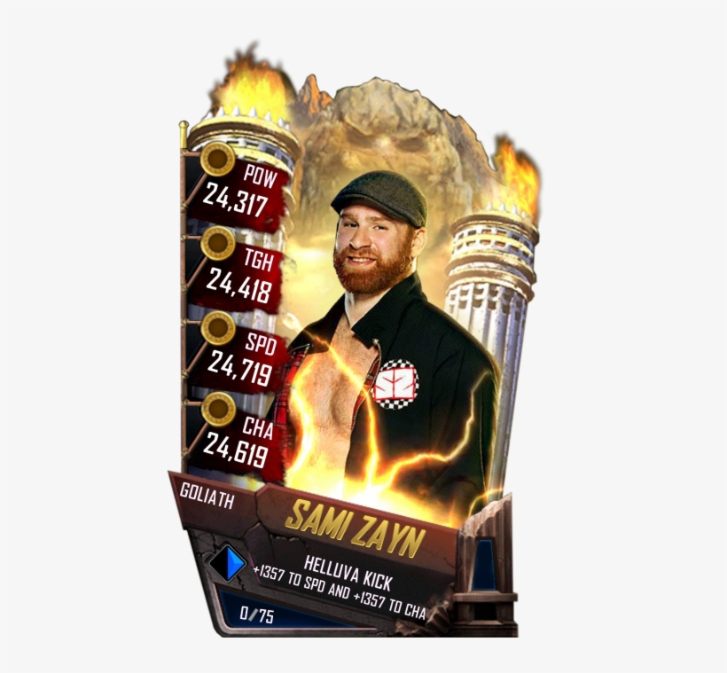 Samizayn S4 20 Goliath - Finn Balor Wwe Supercard, transparent png download