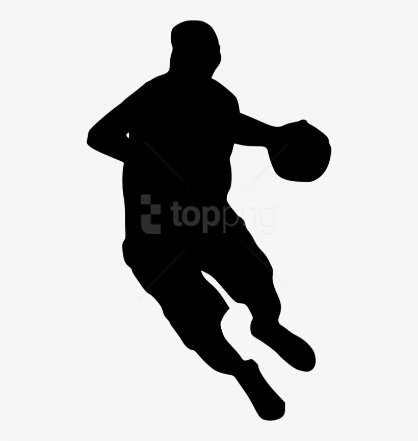 Free Png Basketball Player Silhouette Png Images Transparent - Portable Network Graphics, transparent png download