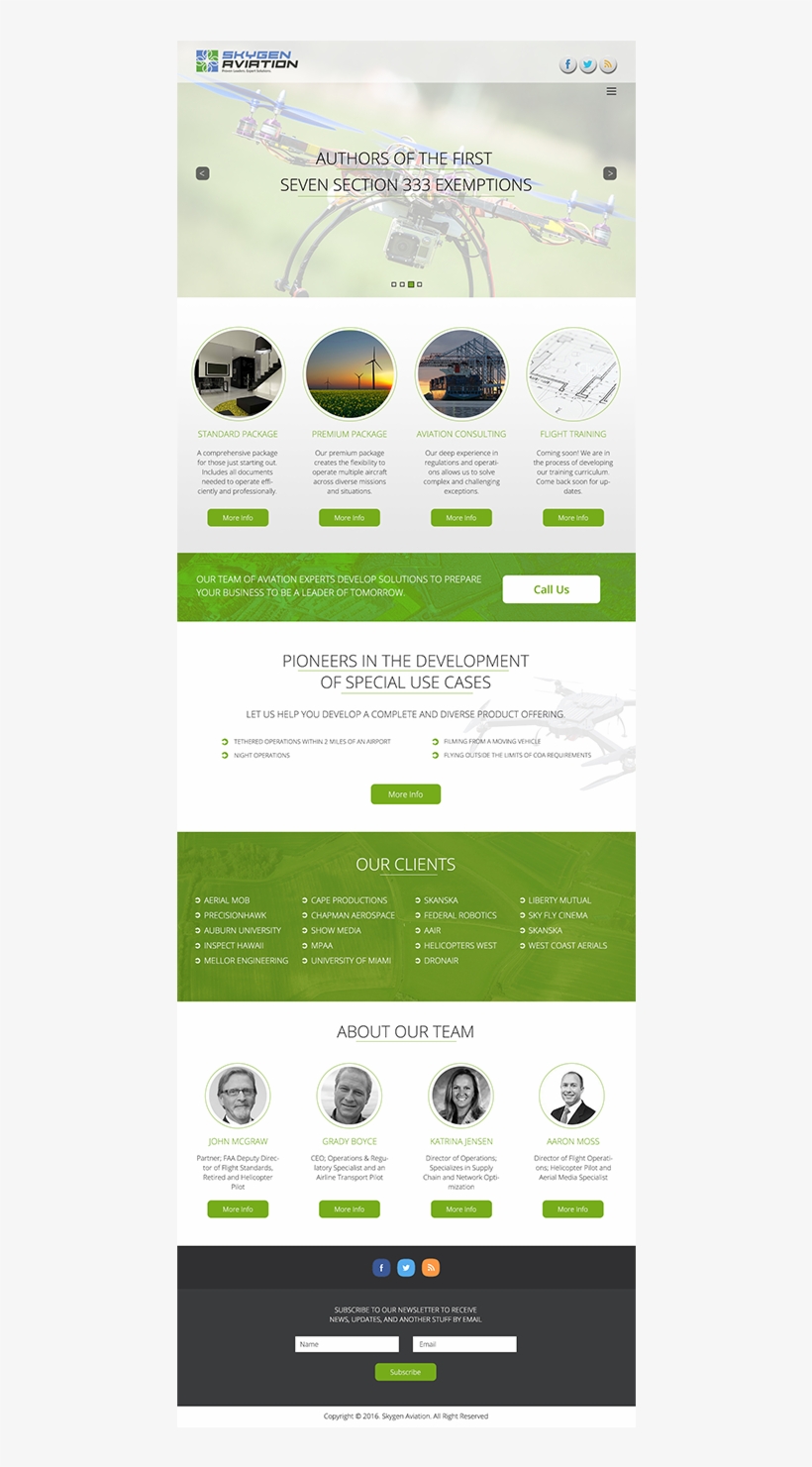 Professional, Bold, Agribusiness Web Design For Skygen - Online Advertising, transparent png download
