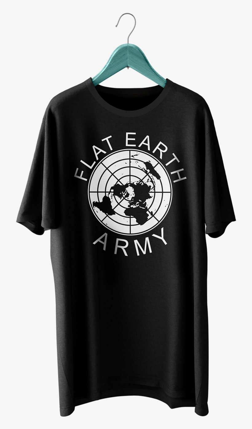 Flat Earth Army - Active Shirt, transparent png download