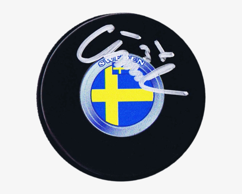 Isac Lundestrom Anaheim Ducks Autographed Team Sweden - Circle, transparent png download