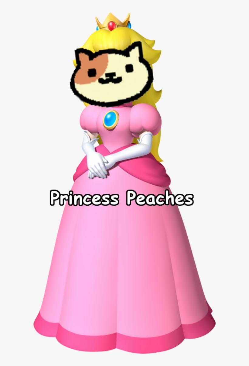 Neko Atsume - Princess Peaches - New Super Mario Bros U Princess Peach, transparent png download