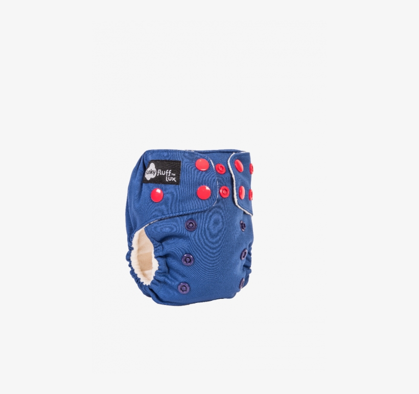Funky Fluff Newborn 3 In 1 Lux Cloth Diaper Maverick - Diaper, transparent png download