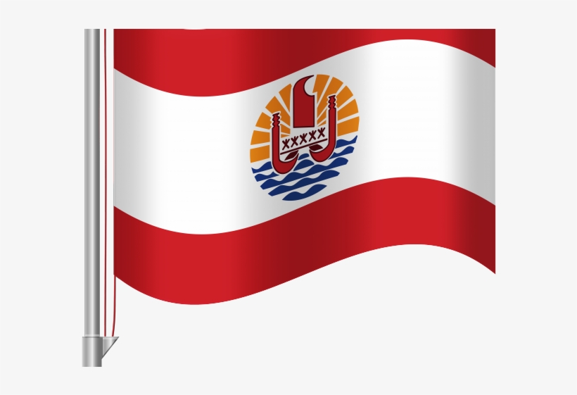 Flags Clipart France - French Polynesia Flag, transparent png download