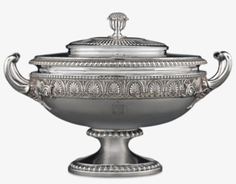 George Iv Silver Tureen By Paul Storr - Ceramic, transparent png download