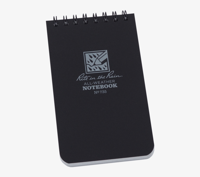 Rite In The Rain Midnight Top Spiral Pocket Notebook - Rite In The Rain 735, transparent png download