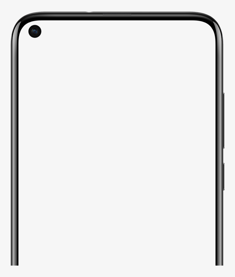 Our First Smartphone With Punch Display - Smartphone, transparent png download
