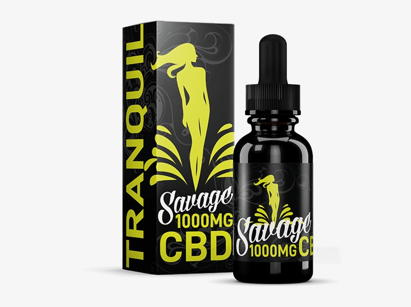 Tranquil By Savage Cbd 30ml Savage Cbd 30ml 250mg Savage - Cosmetics, transparent png download