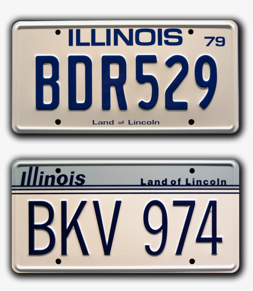 Metal Stamped Screen Accurate Replica Prop License - Number, transparent png download