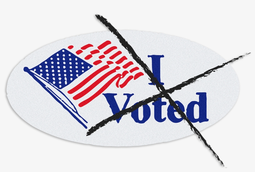 One Person, No Vote - Texas I Voted Sticker, transparent png download