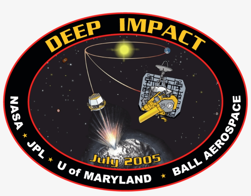 Deep Impact Mission Patch - Deep Impact 2005, transparent png download