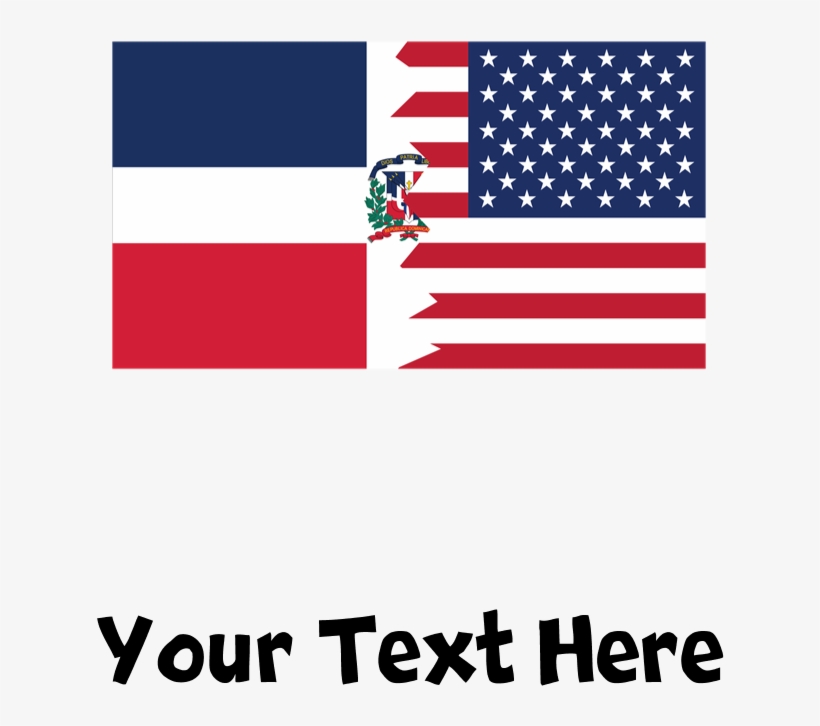 Dominican American Flag Mousepad - Dominican Republic Flag, transparent png download