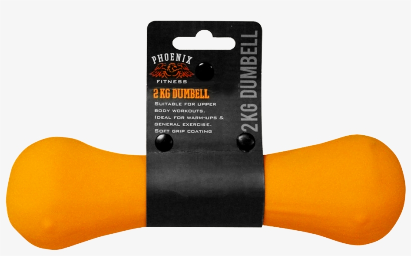 2kg Neoprene Dumbbell Orange - Tool, transparent png download
