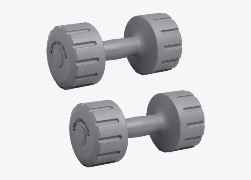 Soft Iron Dumbbell - Body Sculpture Vinyl Dumbbells, transparent png download