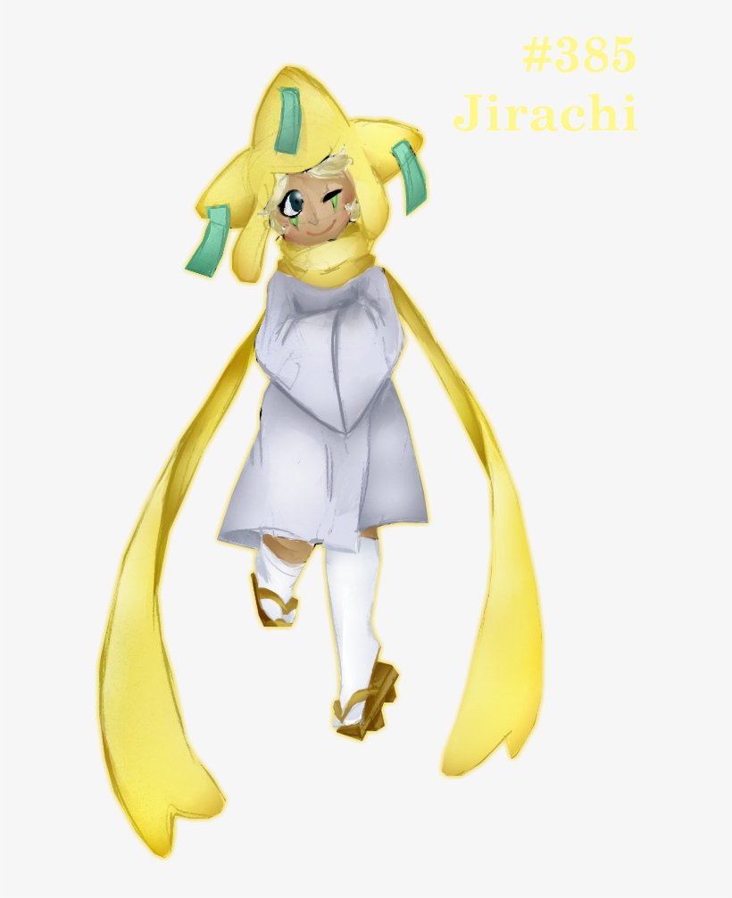 “ Jirachi Is My Favorite Small Legendary Tbh It A Lil - Cartoon, transparent png download