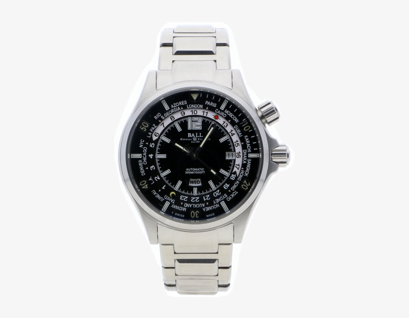 Ball Engineer Master Ii Diver - Ball Worldtimer, transparent png download