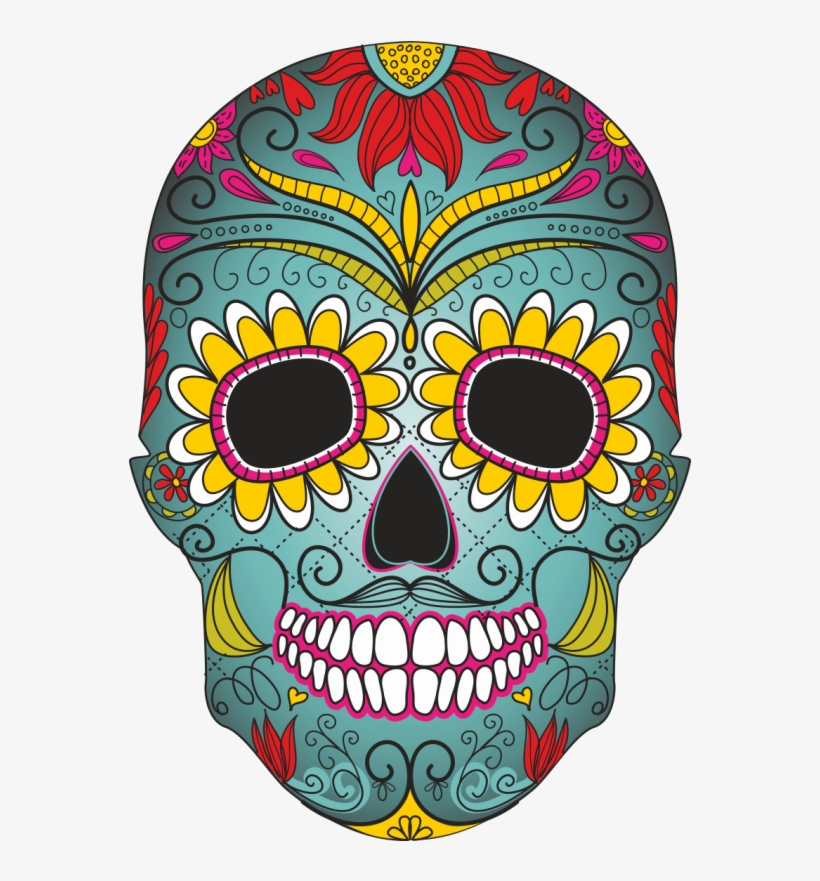 Calavera Clip Art Transprent - Day Of The Dead Png, transparent png download