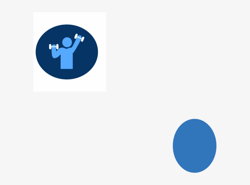 Blue Workout Man Svg Clip Arts 600 X 526 Px, transparent png download