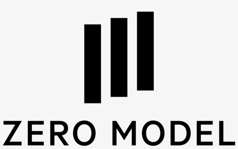 Zeromodel Logo-03 - Black-and-white, transparent png download