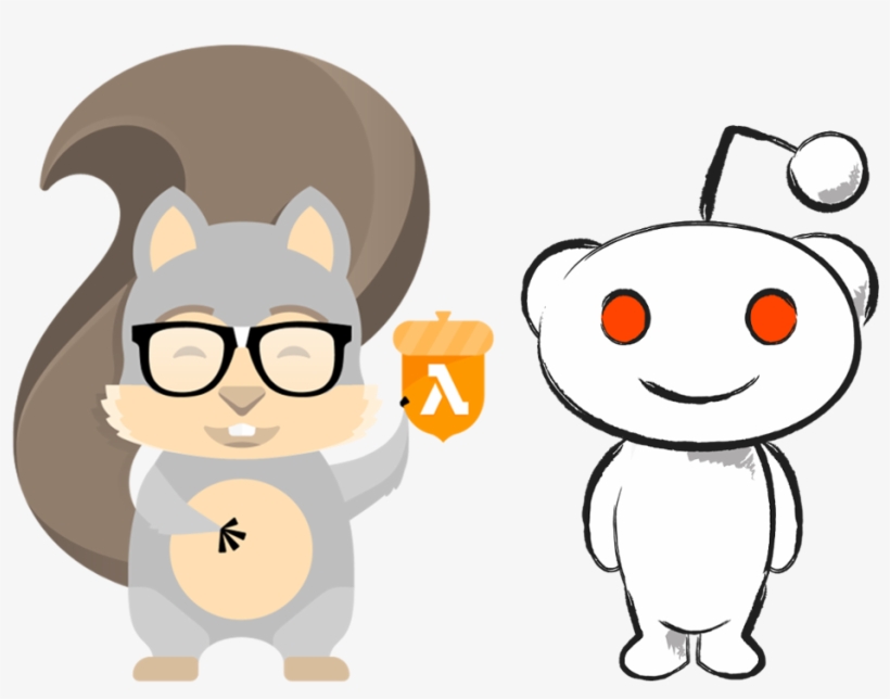 Sam The Aws Lambda Squirrel - Cartoon, transparent png download