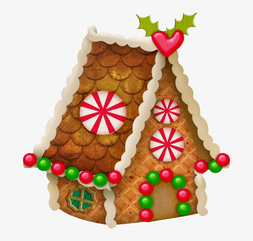 Christmas Cakes Gingerbread House - Gingerbread, transparent png download