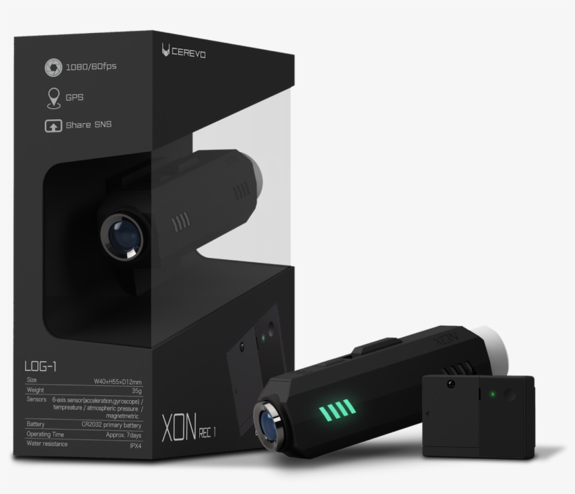 Xon Rec-1 Full Hd Sports Camera And A Sensor In One - Gadget, transparent png download