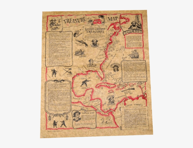 Price Match Policy - Pirate Of The Caribbean Map, transparent png download