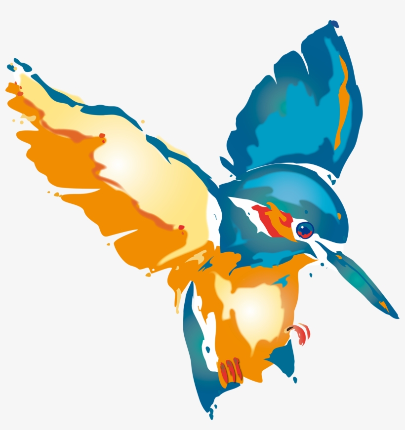 Kingfisher Clipart - Clip Art, transparent png download