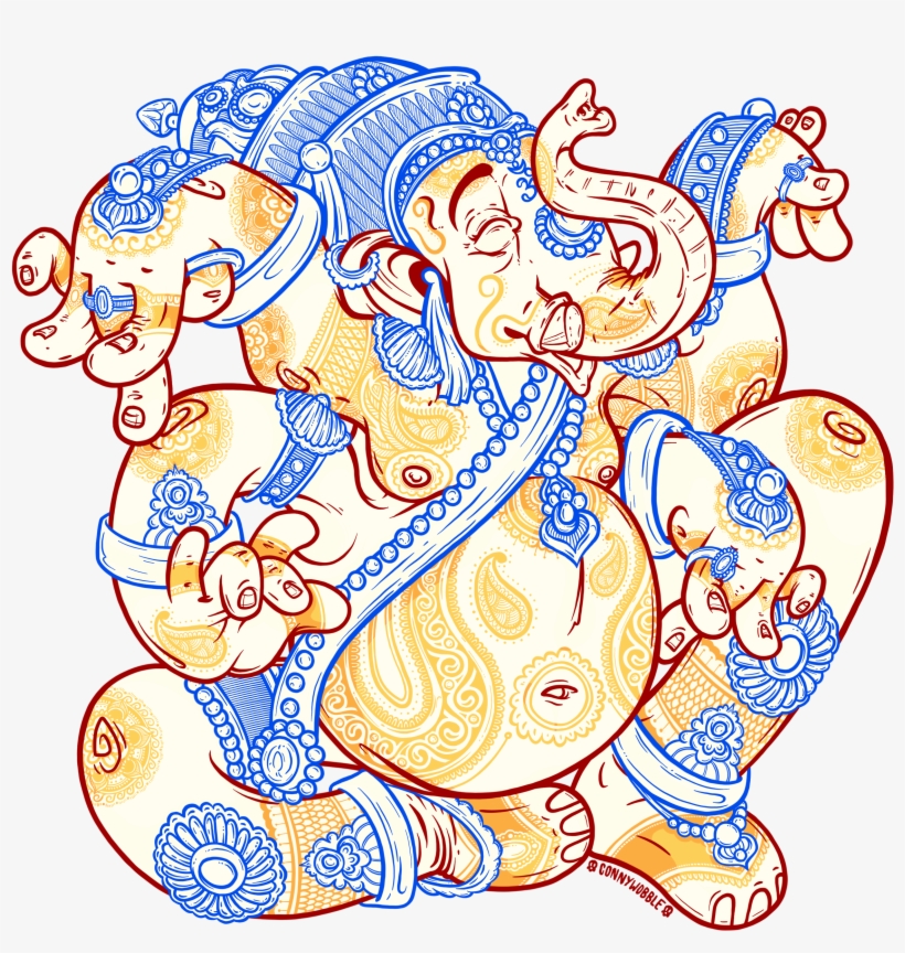 Ganesh Shirt - Illustration, transparent png download