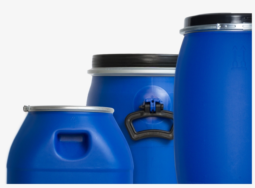 Plastic Open Head Drums - Lid, transparent png download