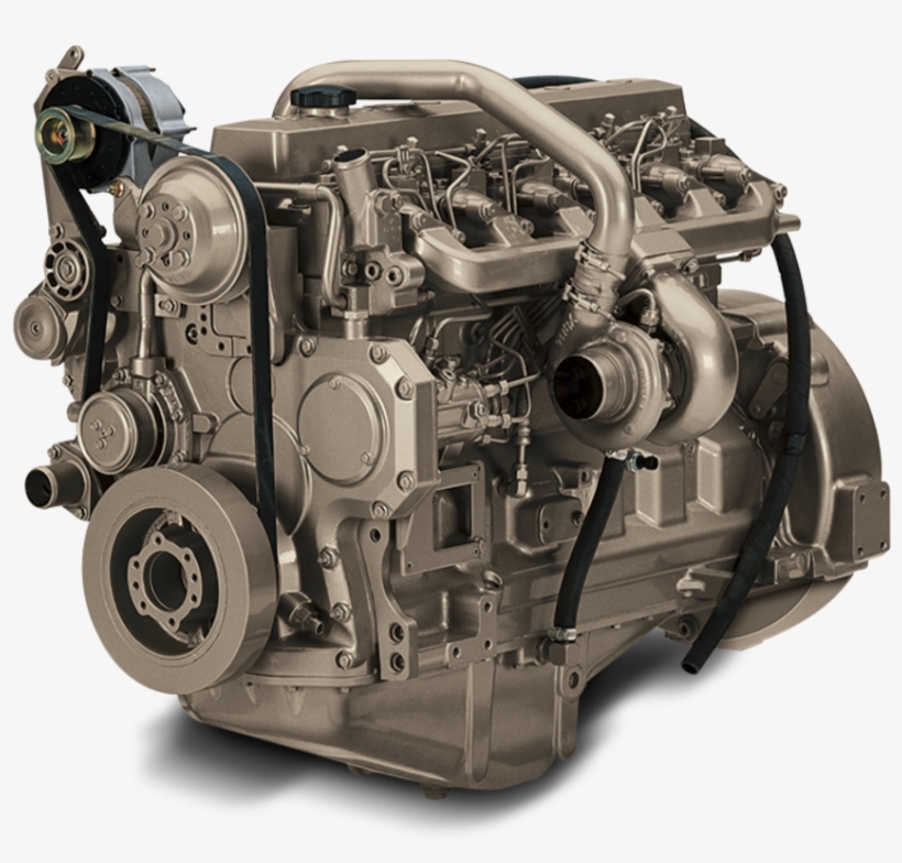6068 Power Tech John Deere Engine - Engine, transparent png download