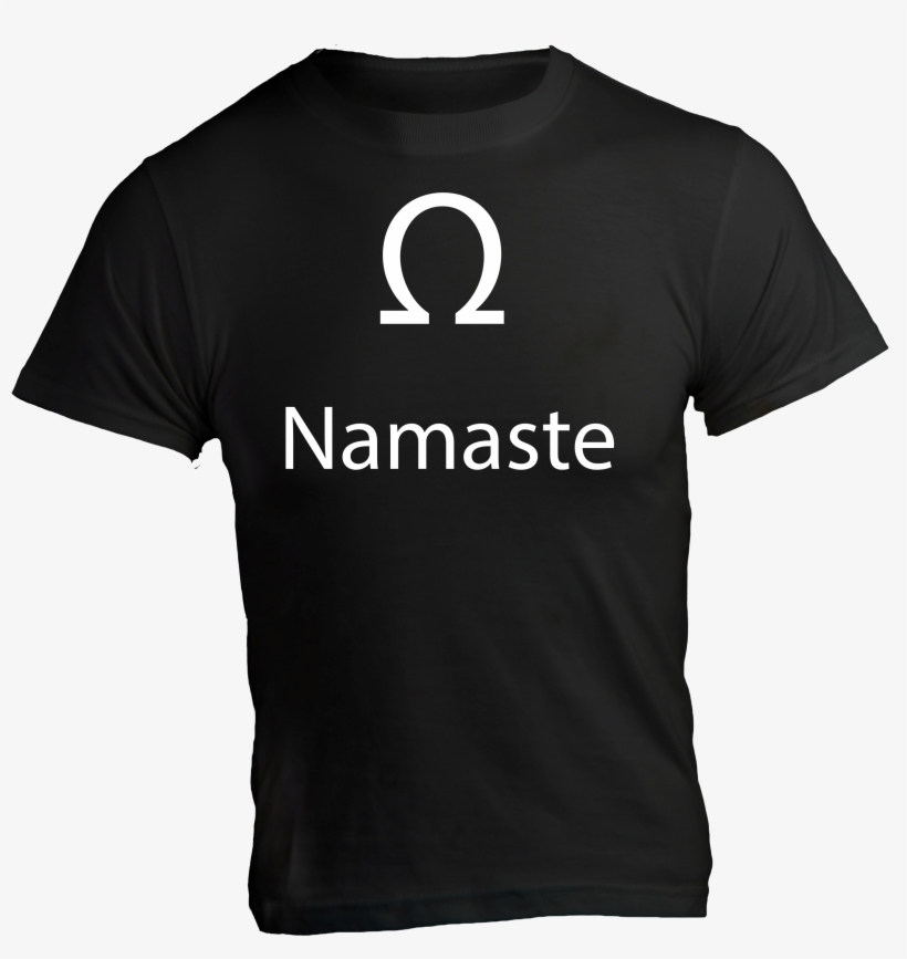 Ohm Namaste T-shirt Adult, transparent png download