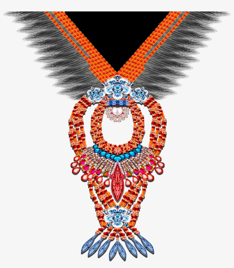 Kaftan Neck Design,neck Design,neck Design For Kurti,neck - Illustration, transparent png download