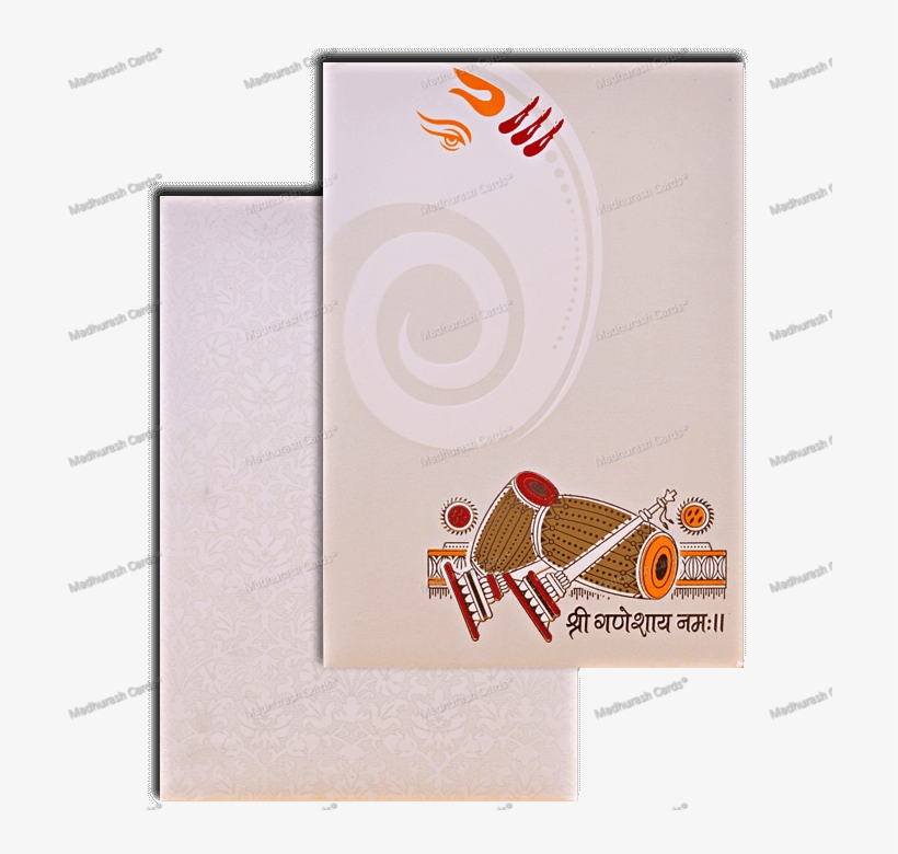 Hindu Wedding Cards - Brochure, transparent png download