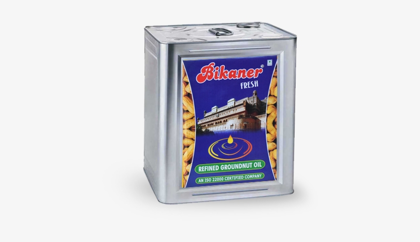 Bikaner Fresh Refined Groundnut Oil - Oil, transparent png download