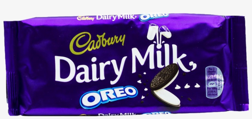 Cadbury Dairy Milk Chocolate With Oreo 120 Gm - Snack, transparent png download