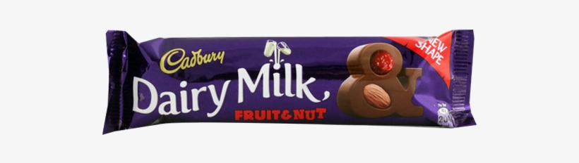 Cadbury Dairy Milk Fruit&nut 40g Local Cadbury Dairy - Cadbury, transparent png download