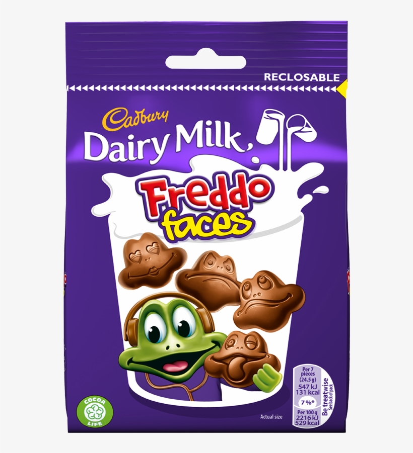 Cadbury Dairy Milk Freddo Faces, transparent png download