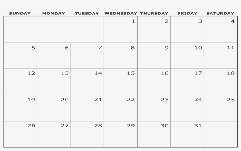 Free 2018 Personalized Calendar - Number, transparent png download