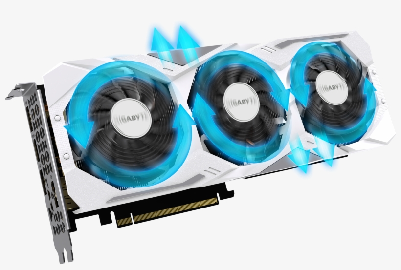 Alternate Spinning - Rtx 2070 Gigabyte White, transparent png download