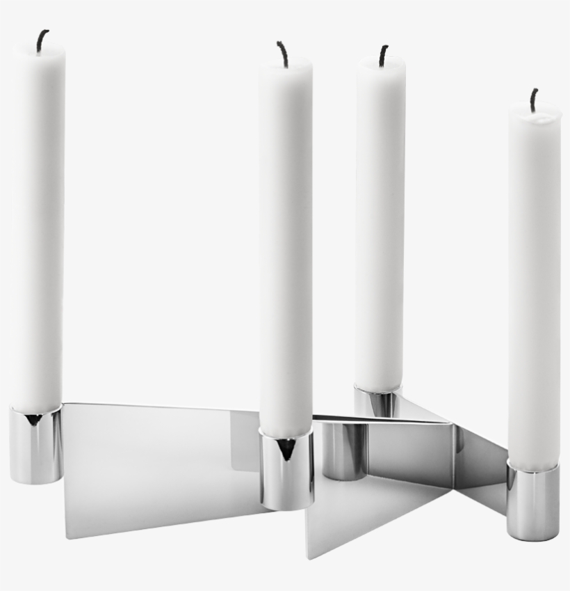 Urkiola Candleholder, Stainless Steel - Georg Jensen Adventstake, transparent png download