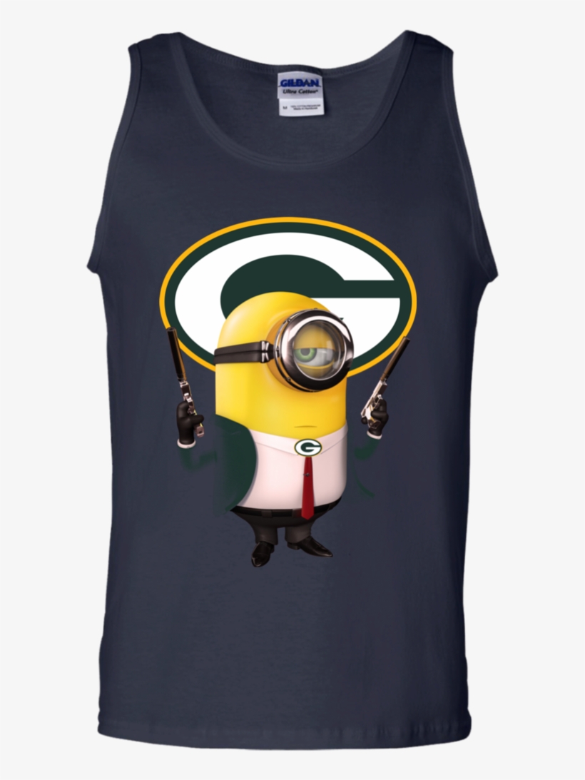 Green Bay Packers Minions T Shirt - Shirt, transparent png download